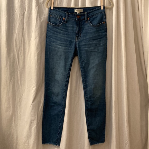Madewell 8” Skinny Jeans, raw hem Size 26 - Picture 2 of 15